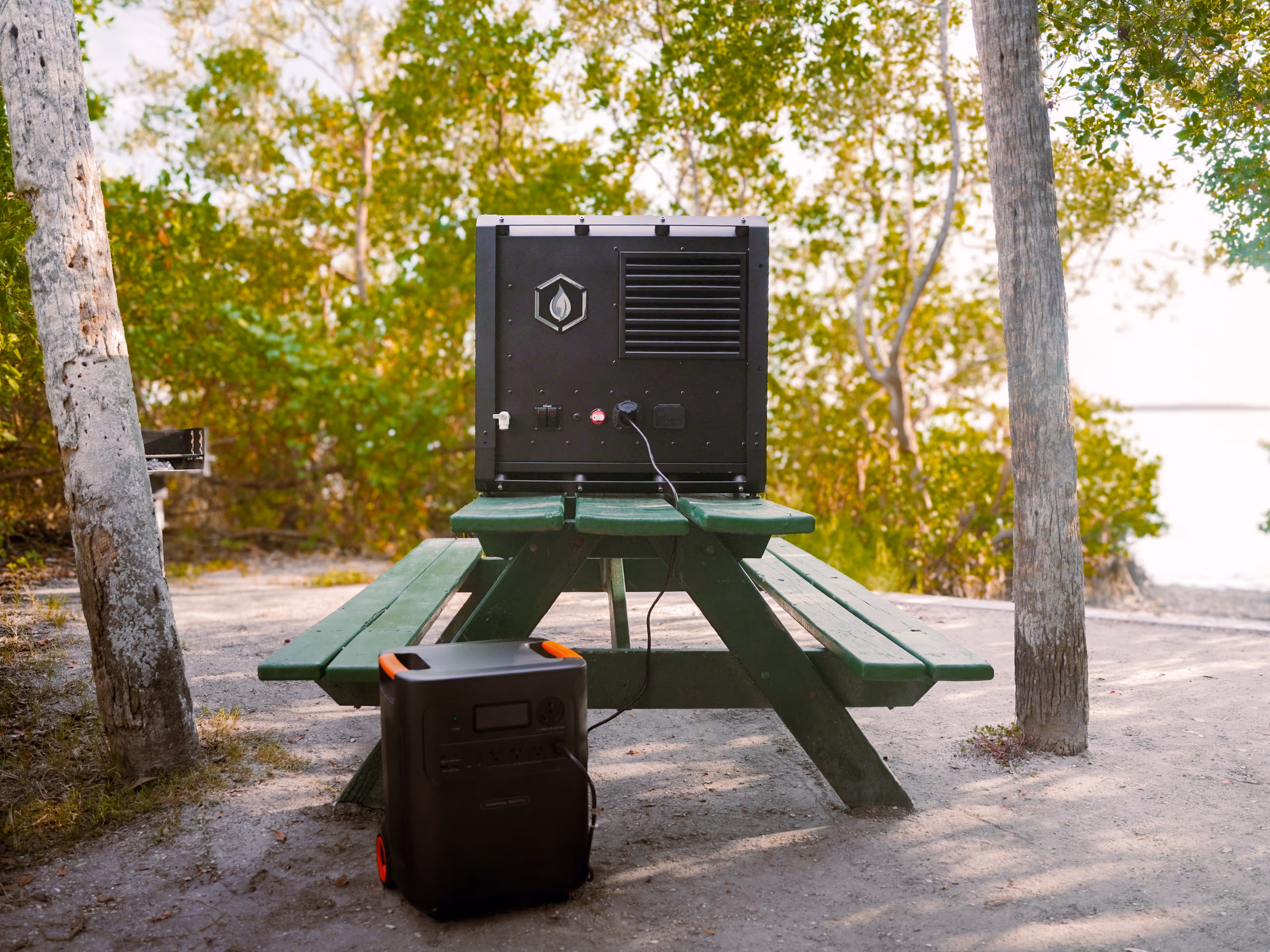 At 29 × 18 × 28 inches and 150 lbs, the WaterCube 10 fits where you need it and moves when plans change. Available in Black to match your space or setting.