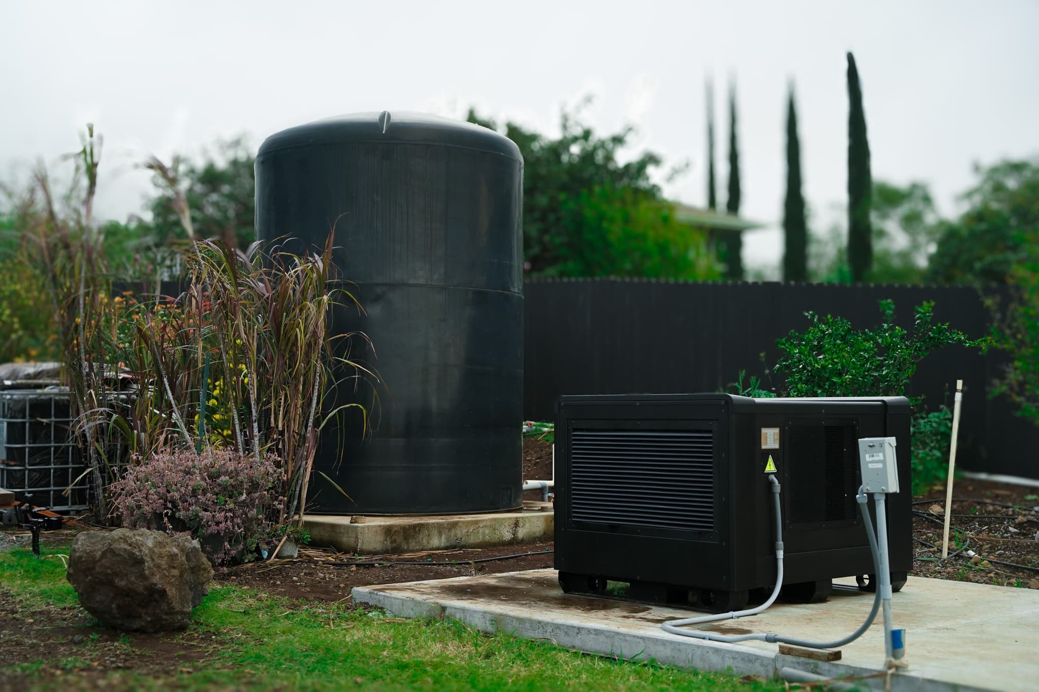 The WaterCube 100 integrates with external water storage, letting you bank water during low demand periods and draw from reserves when you need it most. A complete home water system, built right into your property.