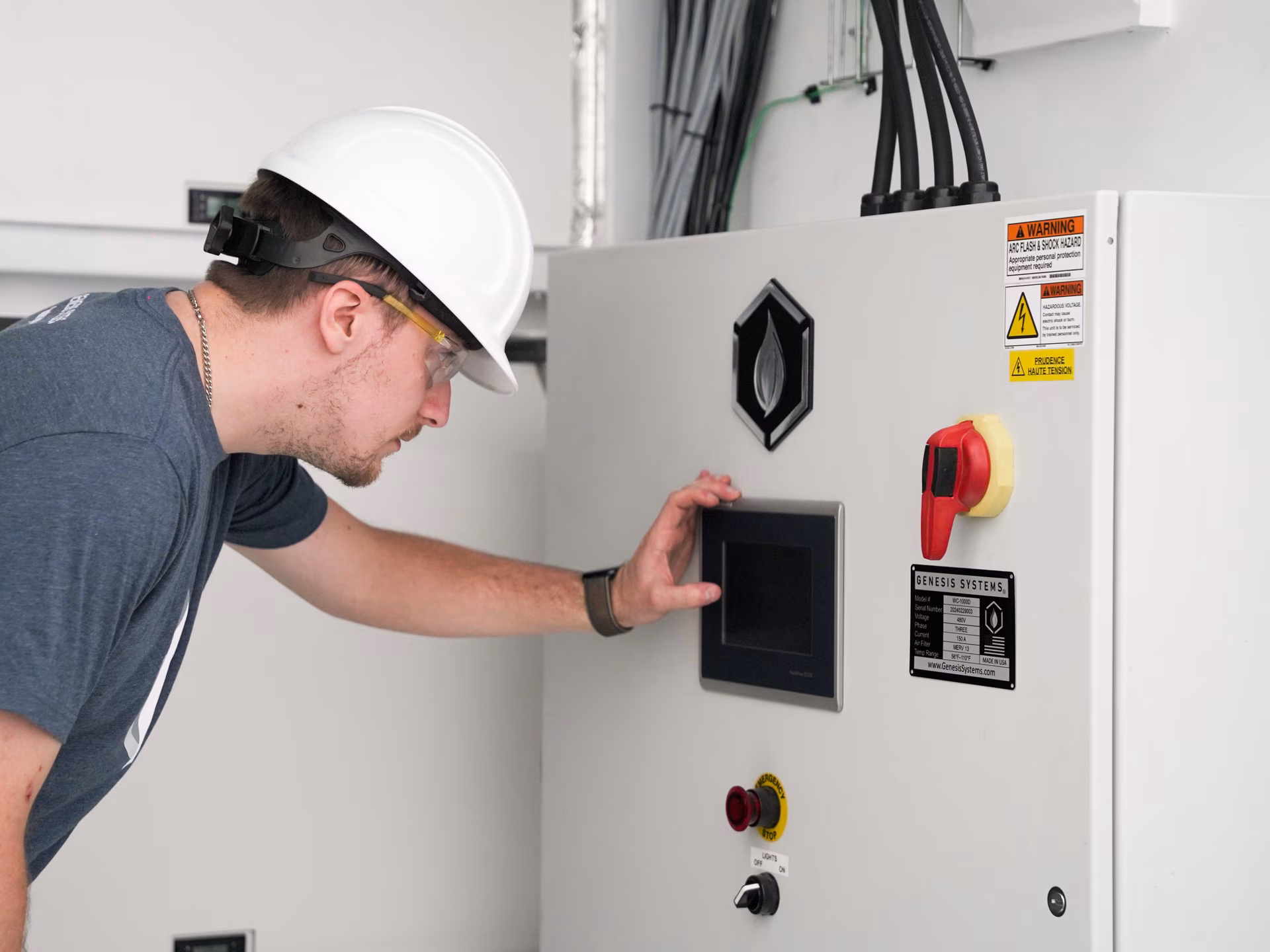 At 1.0 kWh per gallon, the WaterCube 3000 delivers 2,500+ gallons of clean drinking water per day at the same energy efficiency as our smallest unit. More output, same energy cost per gallon.