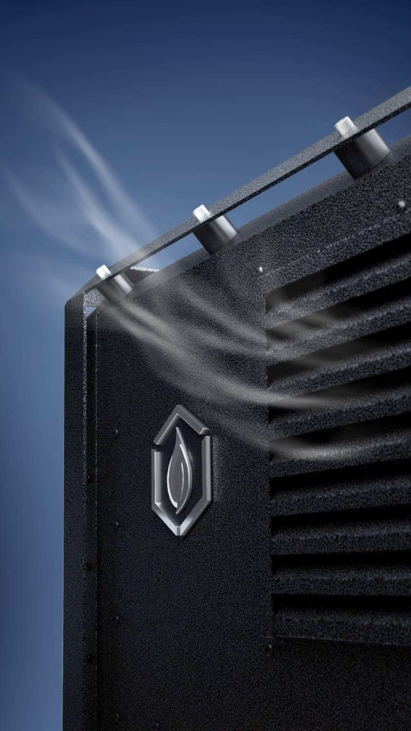 Black WaterCube 10 product render